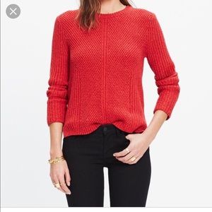 Madewell Hexcomb Texture Sweater